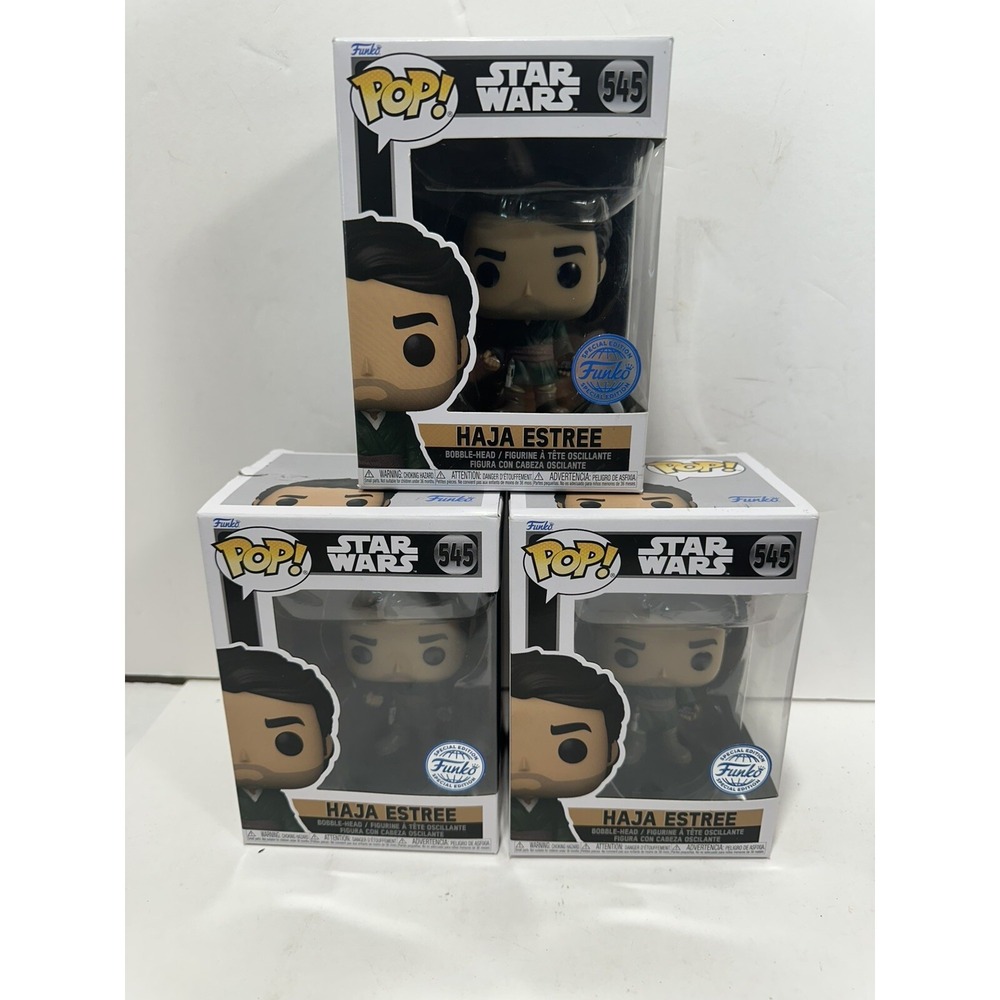 Funko POP! - Star Wars Haja Estree target exclusive 545 Lot Of 3 Funko Pops
